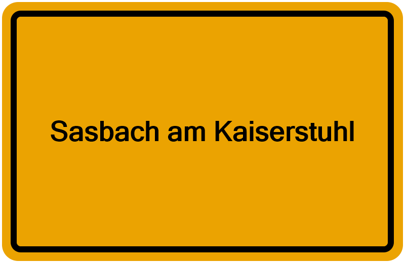 Handelsregister Sasbach am Kaiserstuhl